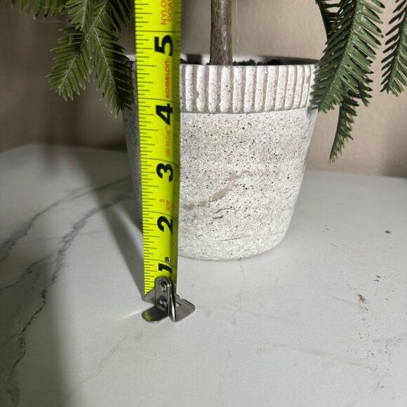 Hearth & Hand with Magnolia Faux Balsam Fir Tree in Washed Cement‎ NWT 22" - Picture 8 of 9